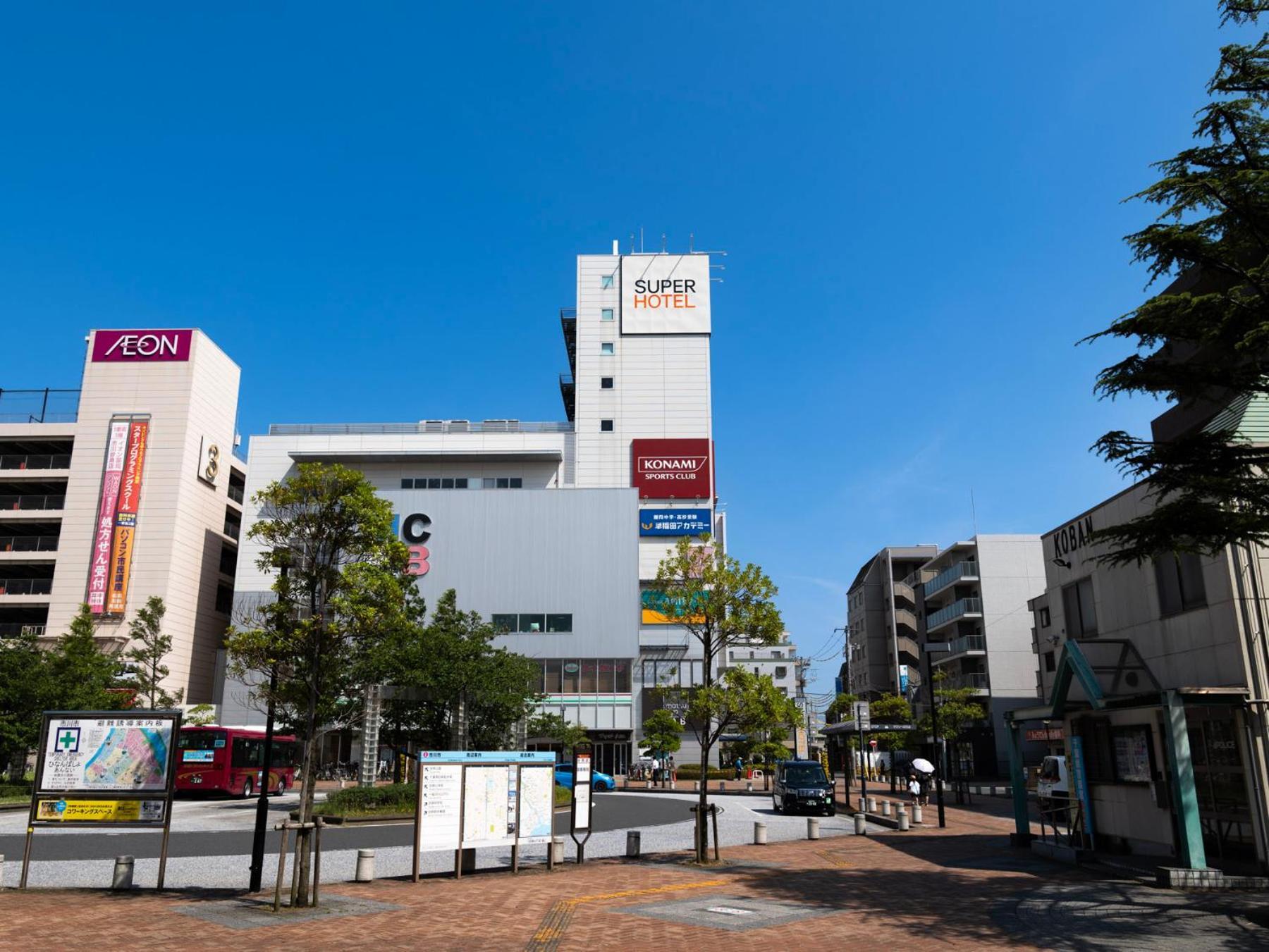 Super Hotel Tozai line Ichikawa Myoden Ekimae Eksteriør billede